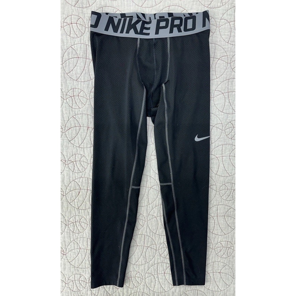 Nike Pro Combat Compression Pants‎ Mens XL Black Training 596297-010